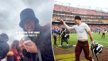former-ucla-linebacker’s-wife-has-wholesome-reaction-to-his-first-nfl-pick-six