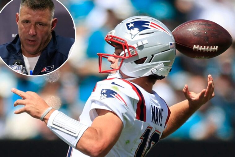 mike-vrabel-issues-fiery-retort-about-rumors-of-drake-maye-issues