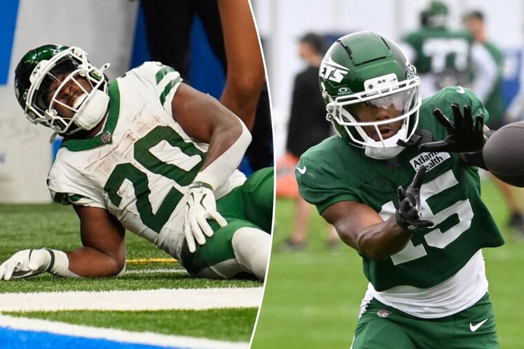 jets-face-mounting-injury-concerns-as-breece-hall,-three-others-miss-practice