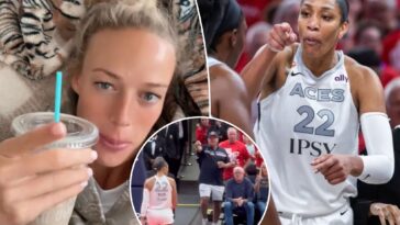 sophie-cunningham-trolls-aja-wilson-over-fan-altercation-at-fever-aces-playoff-game
