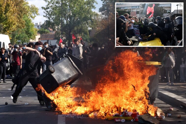 attackers-douse-teacher-in-gasoline-as-student-protests-rage-across-france