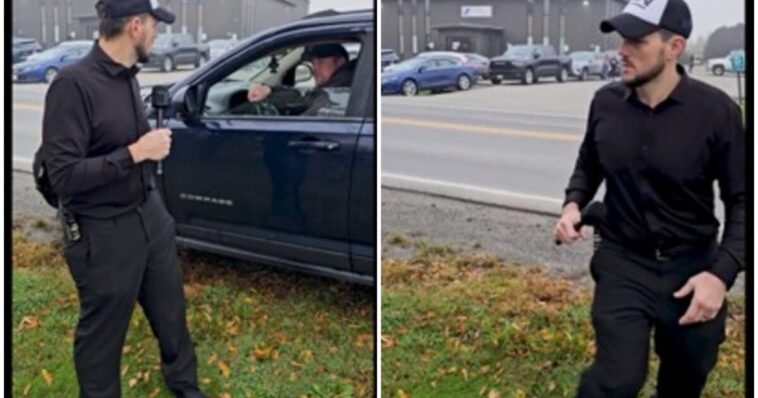 shock-video:-lunatic-allegedly-appears-to-try-to-run-over-conservative-reporter-following-verbal-confrontation-outside-maine-treatment-center