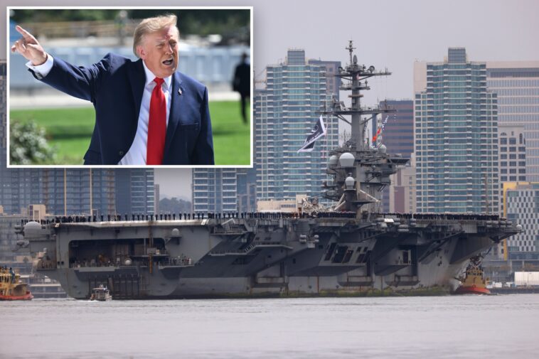 trump-sends-third-aircraft-carrier-to-middle-east-with-10k-more-troops-—-as-he-weighs-post-midterm-iran-assault