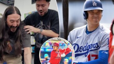 steve-aoki-has-surreal-reaction-to-pulling-rare-shohei-ohtani-rookie-card-worth-$40k