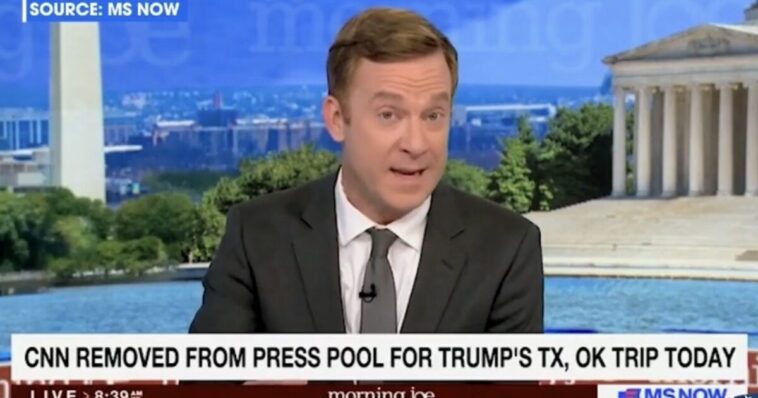 (video)-cnn-replaced-by-real-america’s-voice-on-air-force-one-again-–-ms-now-has-lying-meltdown-threatening-boycott-of-trump-coverage