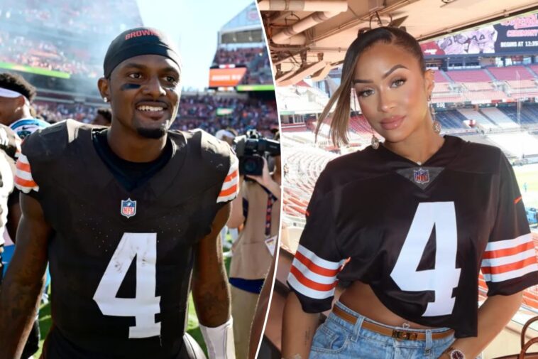 deshaun-watson’s-model-wife-jilly-anais-flexes-$500k-diamond-ring-before-browns-game