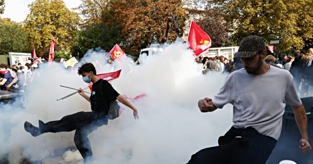 watch:-chaos-engulfs-france-as-far-left-driven-violence-sees-nearly-2,000-detained