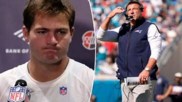 drake-maye-insists-all-ok-with-mike-vrabel-as-rumors-swirl-during-horrific-start