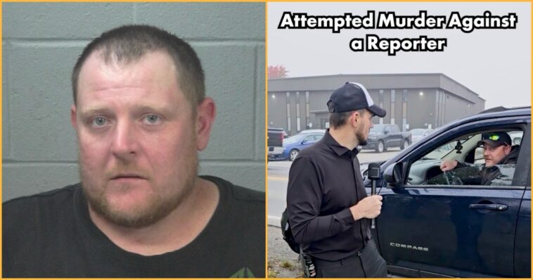 fafo:-maine-man-accused-of-trying-to-run-over-conservative-reporter-arrested-—-hit-with-four-charges-including-criminal-threatening-with-a-dangerous-weapon