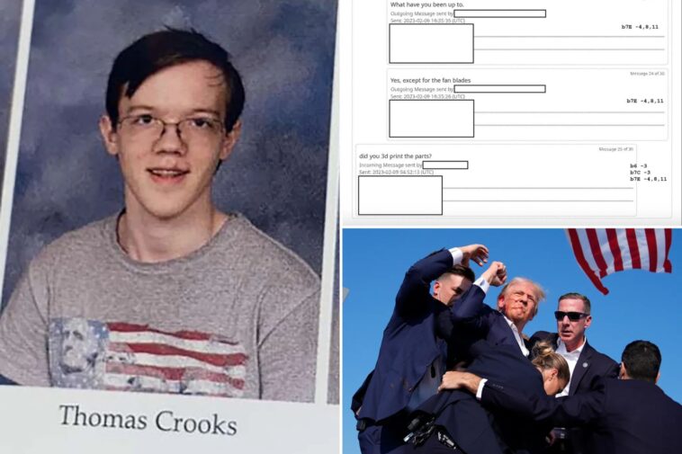 would-be-trump-assassin-thomas-crooks-texted-mystery-persons-about-his-3d-printer-and-‘gifts’
