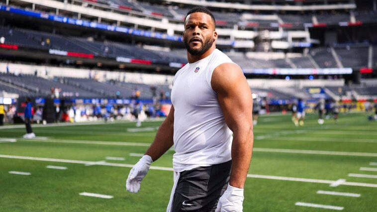 rams-lose-aaron-donald-to-back-soreness-for-eagles-game,-sean-mcvay-says-he’s-protecting-star-‘from-himself’