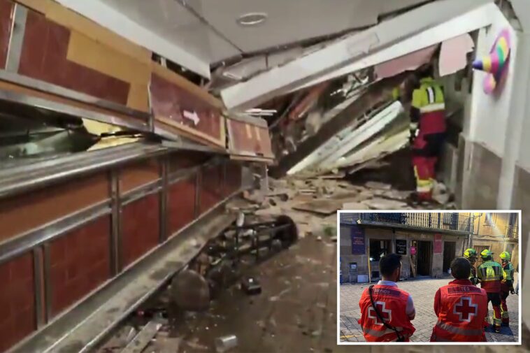 eleven-hurt-after-bar-collapses-in-spain