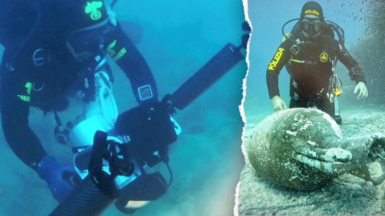 police-officers-spot-strange-objects-underwater,-then-make-remarkable-ancient-discovery