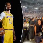 lakers’-ziaire-williams-proposes-to-girlfriend-at-sofi-stadium-during-bruno-mars-residency
