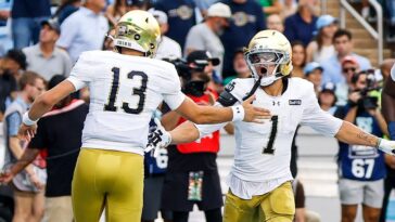 unc-presents-notre-dame-with-early-scare,-but-fighting-irish-roll-in-rainy-conditions-to-remain-undefeated