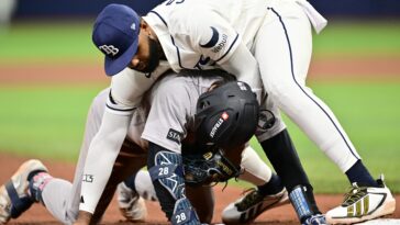 yankees’-austin-wells-breaks-up-drew-rasmussen’s-no-hit-bid-in-eighth-—-and-gets-thrown-out-at-third-in-stunner