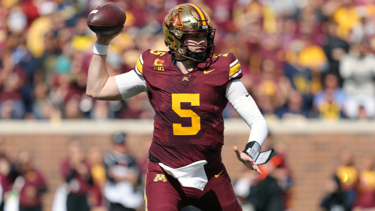 minnesota-quarterback-gets-kicked-in-the-crotch-by-teammate-en-route-to-upset-win-over-michigan