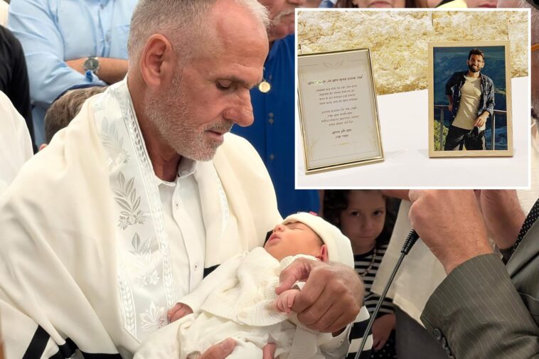 parents-of-israeli-hostage-slain-by-hamas-welcome-baby-boy-born-from-egg-frozen-25-years-ago