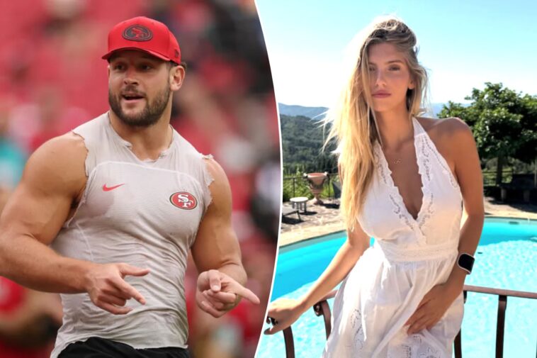 nick-bosa’s-model-girlfriend-ella-flaunts-abs-in-all-black-outfit-for-broncos-vs-49ers