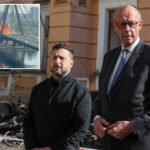 russian-drone-slams-into-key-kyiv-bridge-during-german-chancellor’s-visit-as-putin-prepares-mass-military-mobilization:-report