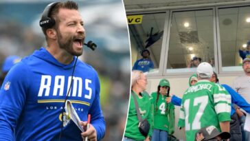 rams-coach-sparks-ugly-scene-flipping-off-eagles-fans-after-game-winning-score