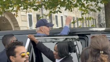 joe-biden-brings-his-gas-guzzling-1967-corvette-to-car-show-with-jay-leno-after-bragging-about-shutting-down-american-oil-production-(video)