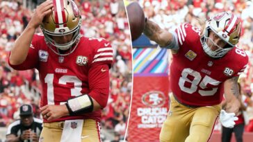 49ers-overcome-brock-purdy’s-early-struggles,-defense’s-injuries-to-remain-perfect