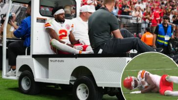 chiefs’-tyquan-thornton-suffers-horrific-ankle-injury-after-big-play-against-raiders
