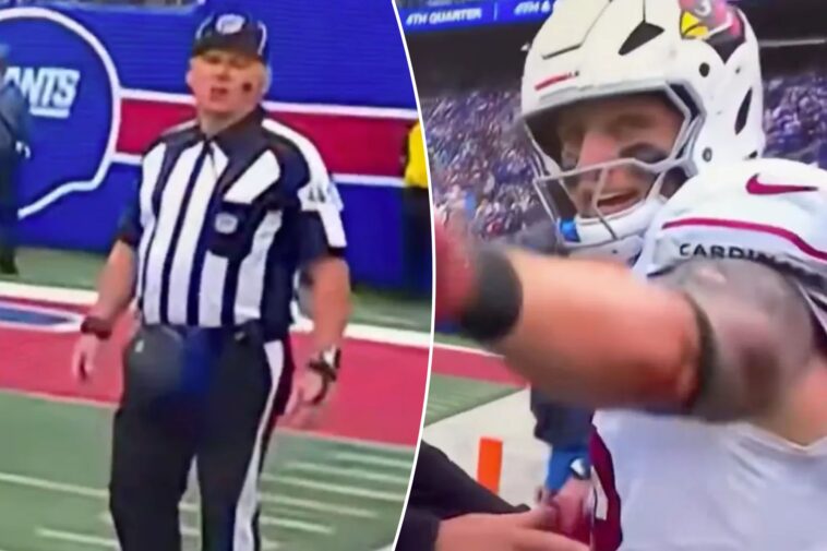 nfl-ref-appears-to-curse-out-cardinals-star-during-loss-to-giants-as-nflpa-boss-fumes
