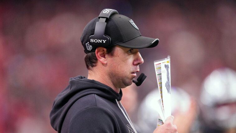 klint-kubiak-predicted-a-raiders-win-over-kansas-city-at-halftime,-then-the-chiefs-let-the-scoreboard-speak