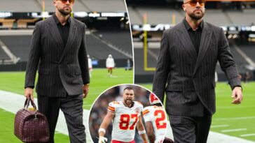 travis-kelce-rocked-$94,350-outfit-to-raiders-showdown