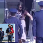 usha-vance-stumbles-down-vice-presidential-helicopter-steps-with-infant-son-strapped-to-her-chest:-video