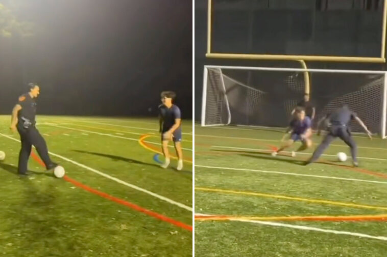 viral-video-shows-long-island-cop-school-kids-in-soccer-while-wearing-full-uniform
