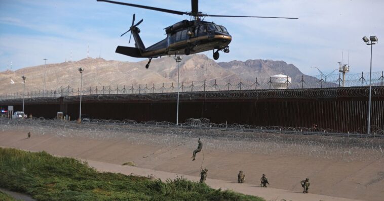 video:-usnorthcom-repositioning-hundreds-of-troops-to-rio-grande-after-servicemen-fired-on-from-mexico
