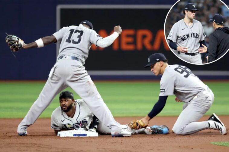 yankees’-disastrous-defense-pushes-season-to-brink-with-alds-game-2-loss-to-rays