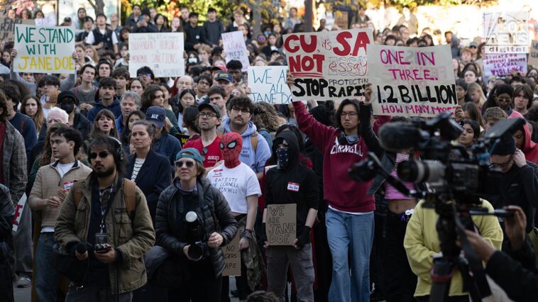 cornell-protesters-swarm-campus-to-support-jane-doe,-call-for-university-president’s-resignation