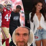 kyle-juszczyk’s-wife-kristin-mocks-49ers-star’s-battle-scars-after-knee-injury-update