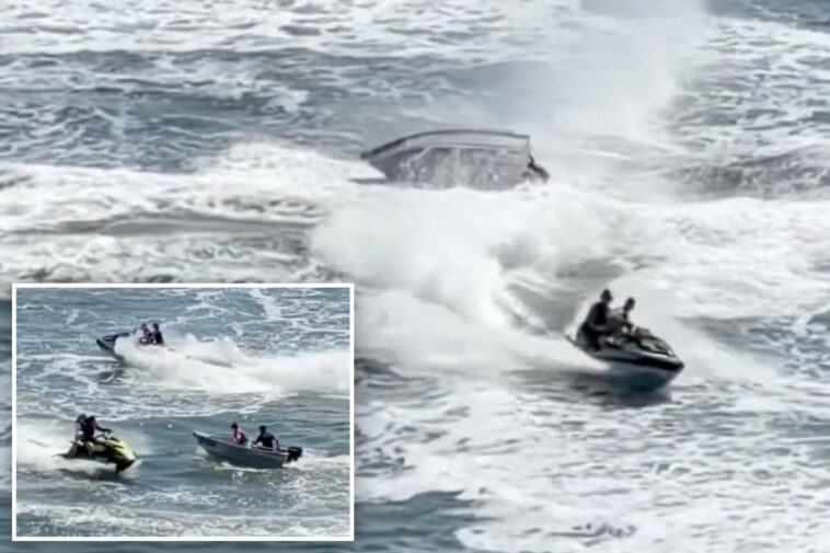 shocking-video-shows-teens-on-jet-skis-capsizing-small-boat-with-children-aboard-— angering-locals