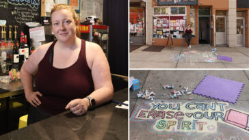 art-hating-creep-diligently-pours-bleach-on-queens-comedy-club’s-sidewalk-chalk-doodles