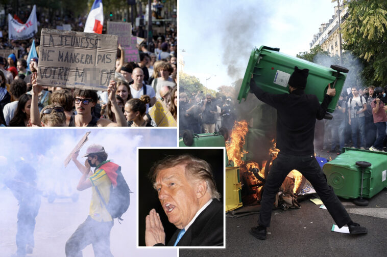 violent-student-unrest-in-france-rages-as-protestors-demand-better-classroom-conditions,-clash-with-riot-police