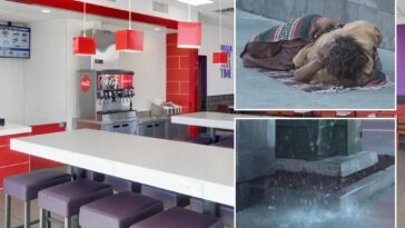 california-homeless-war-explodes-as-fast-food-restaurant-deploys-aggressive-defense-system
