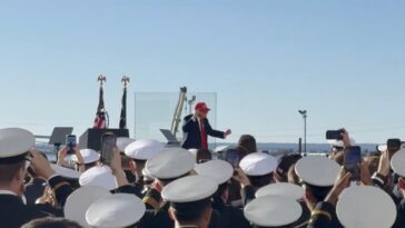 never-gets-old:-president-trump-dances-to-village-people-hit-following-speech-to-midshipmen-and-sailors-(video)