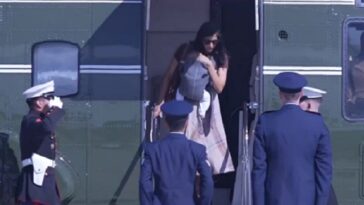 watch:-scary-moment-as-usha-vance-and-infant-nearly-fall-from-helicopter-stairs-as-servicemen-refuse-to-move