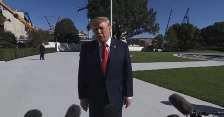 trump-shares-update-on-reflecting-pool-and-says-he-will-visit-site-after-repairs-–-slams-“sick-people”-who-vandalized-monument-(video)