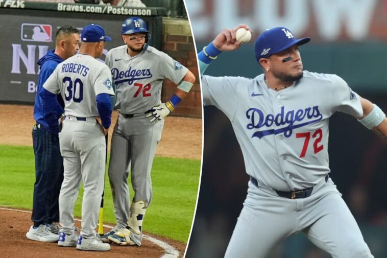 dodgers-world-series-hero-miguel-rojas-exits-after-experiencing-discomfort