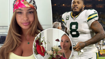 josh-jacobs’-ex-girlfriend-flaunts-flower-bouquets-amid-packers-star’s-nfl-absence