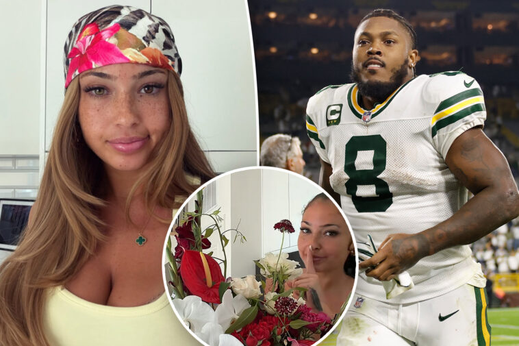 josh-jacobs’-ex-girlfriend-flaunts-flower-bouquets-amid-packers-star’s-nfl-absence