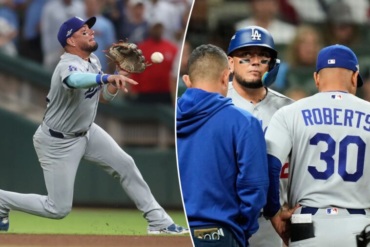 miguel-rojas-out-for-dodgers-in-nlds-game-4-with-back-injury