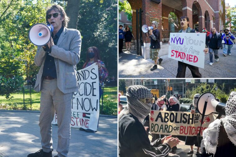 anti-israel-protests-break-out-across-nyc,-with-columbia,-nyu-students-walking-out-on-oct.-7-anniversary