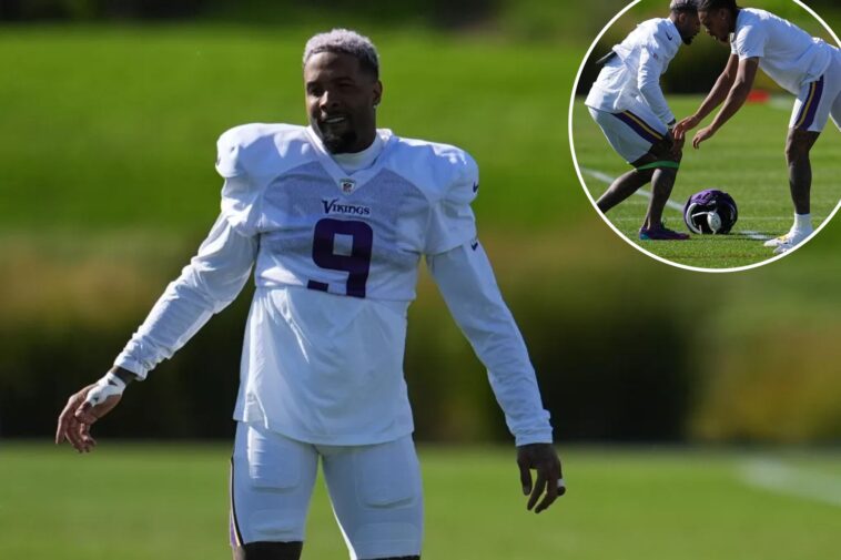 odell-beckham-jr.-hilariously-ties-his-new-vikings-jersey-number-to-justin-jefferson